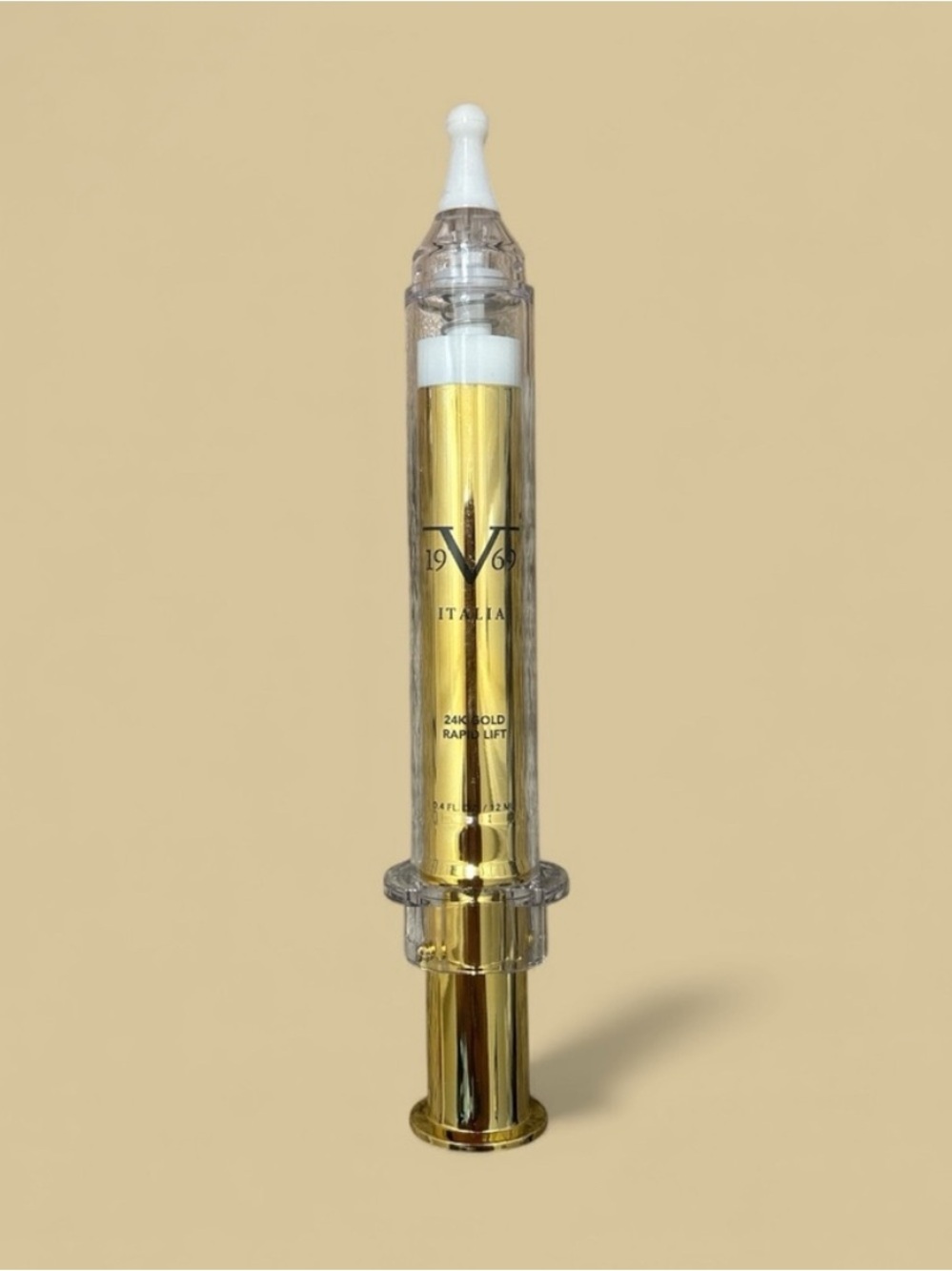Versace 19v69 Italia Rapid Face Lift 24K Gold Serum Syringe NEW